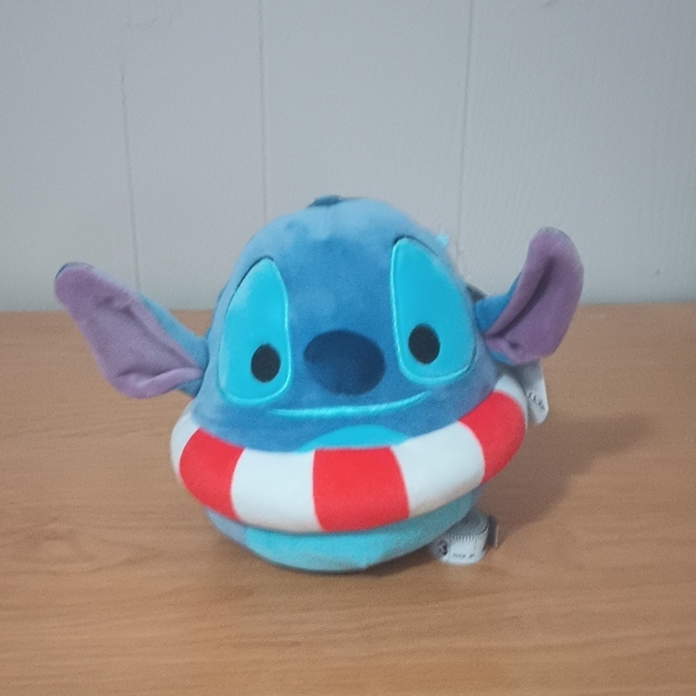 Stitch In An Inner Tube Squishmallow NWT